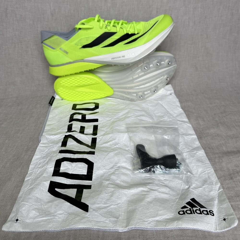 [MENS 11] Adidas Adizero Avanti Track & Field Spikes Lucid Green IG1989